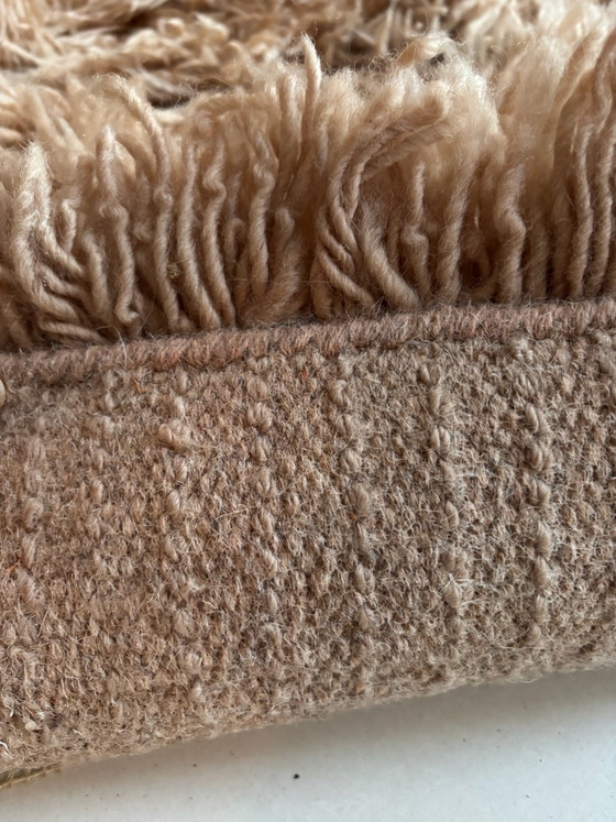HKLiving Fluffy pink vloerkleed 200x300, Vloerkleden en tapijten, Textiel, Wol, Bruin (foto 4 van 5)