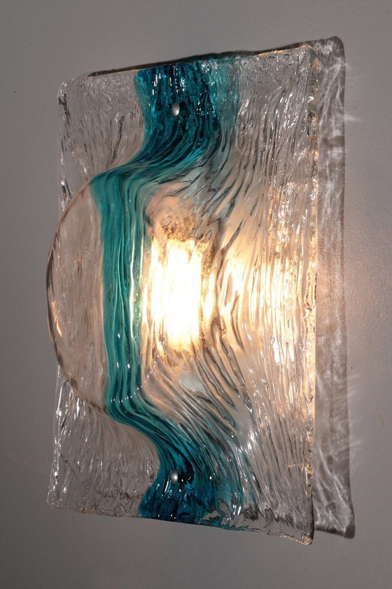 Image 1 of Scone da incasso Murano di Toni Zuccheri per Venini 5 pezzi.