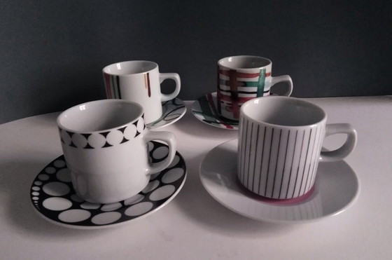 Image 1 of 11x Graf von Hennenerg/Pfister Zeitgenössische Designer/Postmoderne Moderne Kaffeetassen-Set