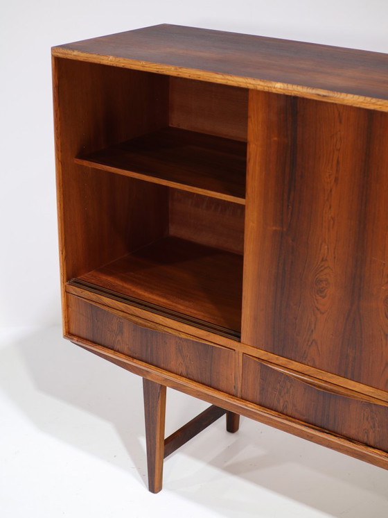 Image 1 of Credenza alta con barra in palissandro di E.W. Bach, danese, vintage anni '60