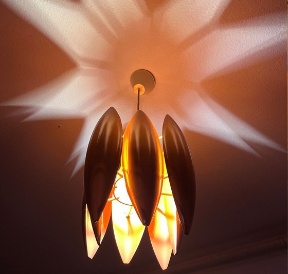 Image 1 of Lampada a sospensione in rame KASTOR, Fog & Mørup, design Jo Hammerborg, anni '60, metà del secolo
