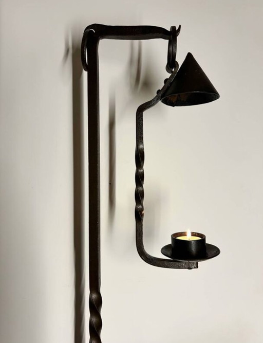 Large 60's Brutalist candle holder