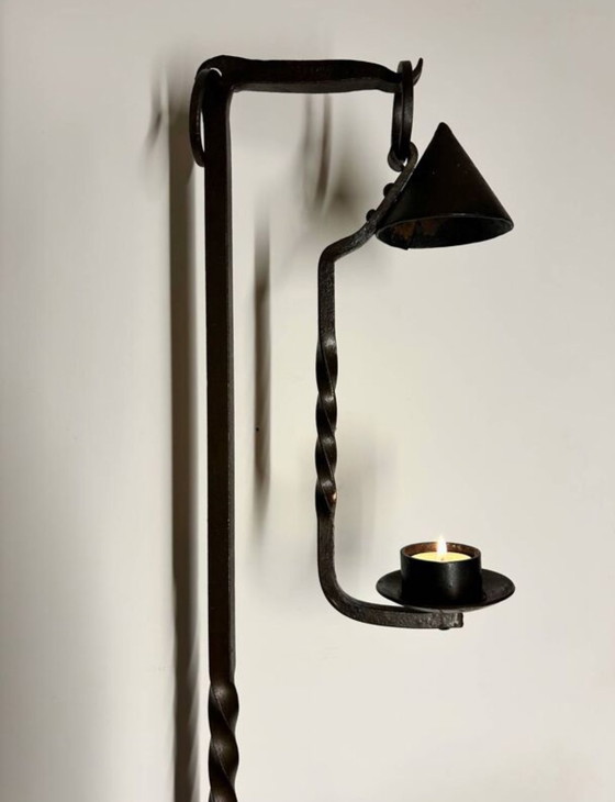 Image 1 of Large 60's Brutalist candle holder