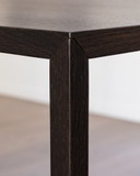 Arco Dining Table "Slim" in Black Oak