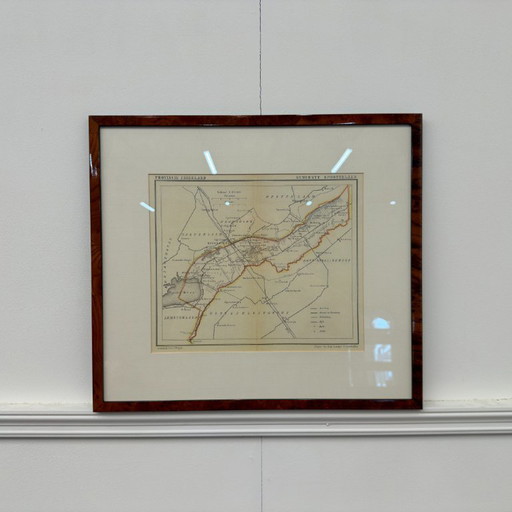 Antique Print of Schoterland Municipality - Friesland