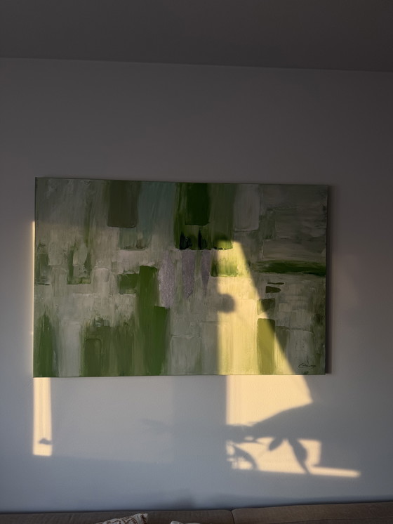 Image 1 of Abstract acrylic painting