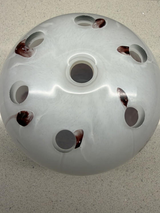 Pascal Guernic – Pique-Fleurs / Vase Boule Firmato – Monpazier – Con Certificato Originale (photo 2 of 12)