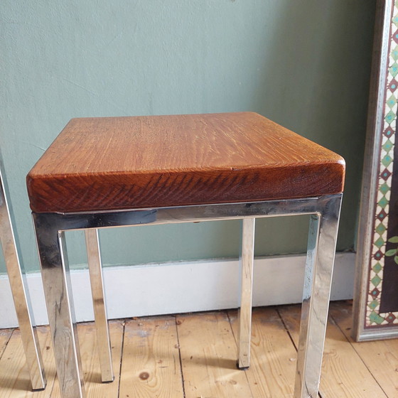Image 1 of Set of 2 vintage side tables