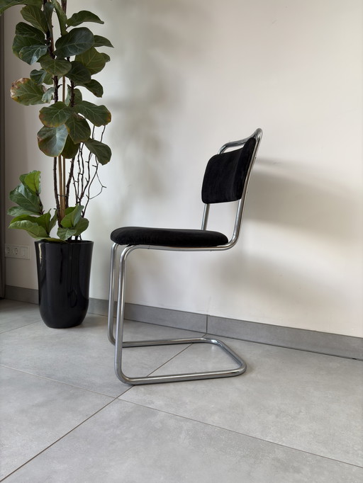 Vintage W.H. Gispen 101 Cantilever Chair