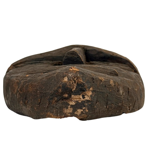 Antique Nepalese Shaman's Mask with Long Nose, Middle Hills, ca. 1900-1930, Sculpture, Wood (photo 5 of 6)