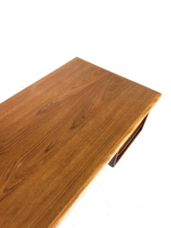 Vintage Teakhouten Bureau, Svend Åge Madsen ‘60 – Wood, Brass (photo 5 of 15)