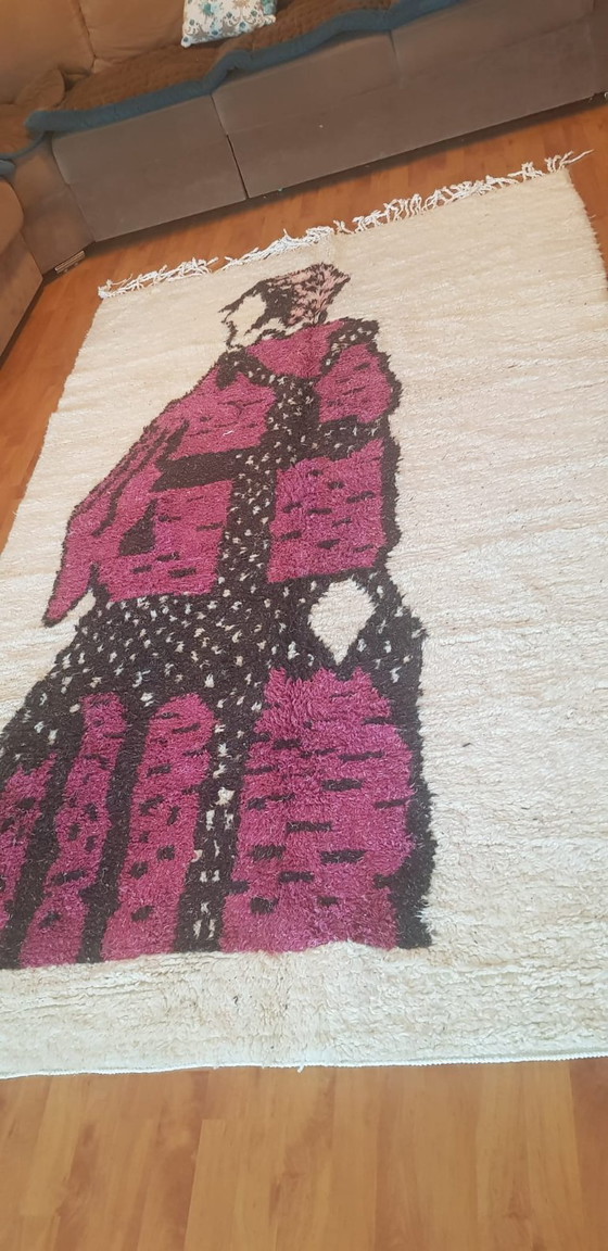 Image 1 of Handgeknoopt Berber kleed wol 262x158cm