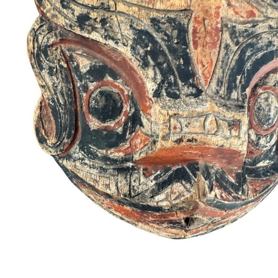 Image 1 of Carved Singa panel - Batak, North Sumatra, 1950s-70s