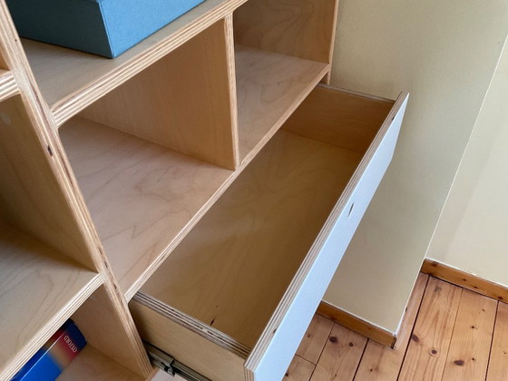 Image 1 of Bibliothèque en contreplaqué