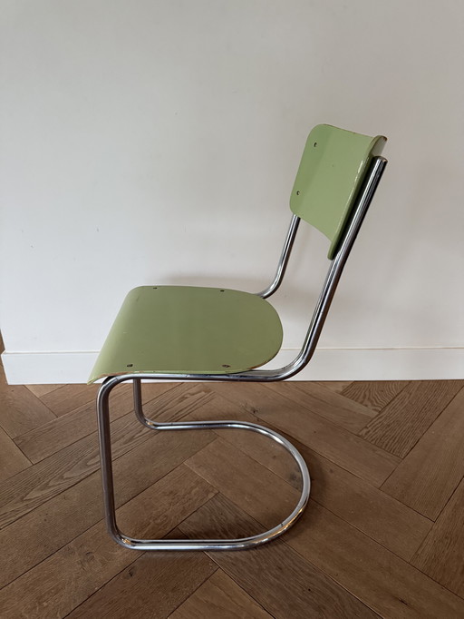 Gispen tubular frame chair