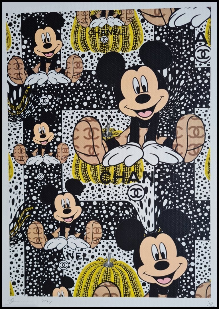 After Yayoi Kusama, Mickey Mouse, Lithograph, 1990s | €405 | Whoppah