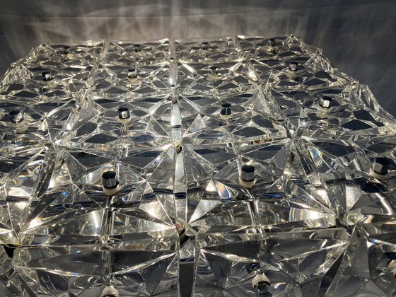 Image 1 of Lampada da soffitto vintage in cristallo Kinkeldey Leuchten esclusiva!