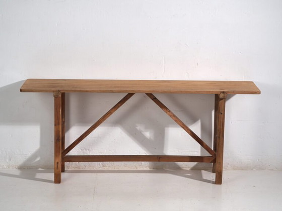 Antico tavolo da lavoro in legno giapponese - Periodo Taisho/Showa (ca. ) #1 – Console (photo 33 of 40)