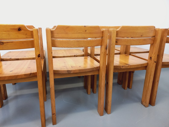 Image 1 of Set di 8 sedie scandinave vintage di Ilmari Tapiovaara per Asko in pino degli anni &#39;70