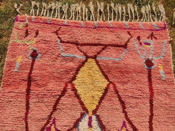 Handgefertigter marokkanischer Teppich reine Wolle 2,5x1,5 m – Teppiche & Läufer, Wool (photo 5 of 9)