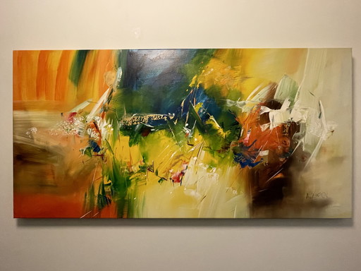 Schilderij astratto di Kate Wilkinson 