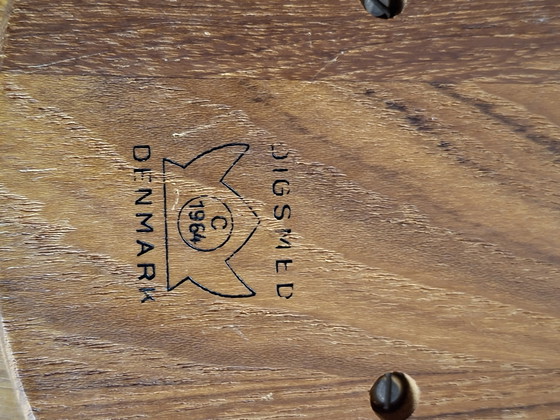 Image 1 of Digsmed Denmark vintage teak turntable with smoked glass