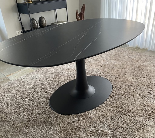Leolux Dining Corner, Table + 6 Chairs
