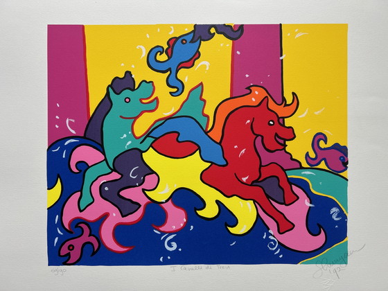 Image 1 of Screenprint Shunyam - Cavalli di Trevi I