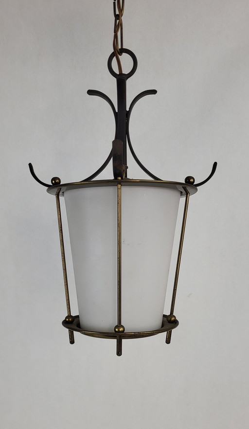 1960's style hanging lamp / lantern