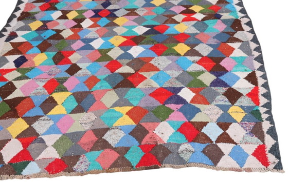 Kelim Modern Caucus Kilim - Art Arménien Vintage – Tapis, Wool (photo 5 of 5)
