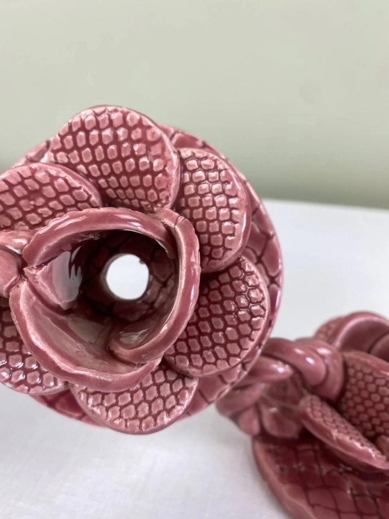 Portavelas de flores – Porcelain, Vintage (photo 9 of 11)