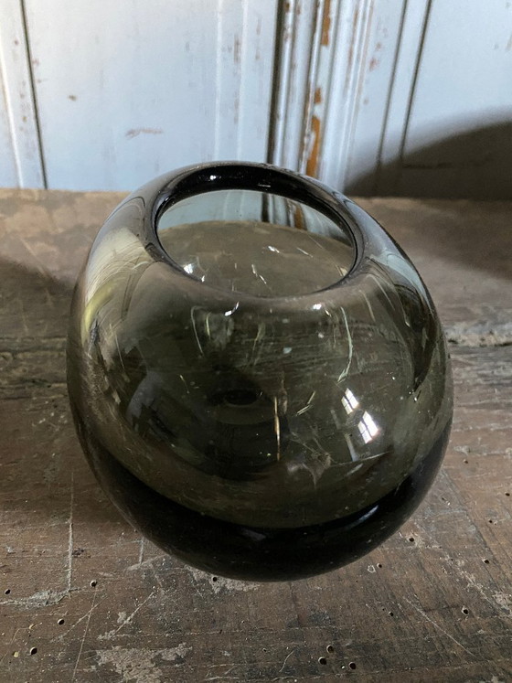Danish Holmegaard Blown Glass Vase (photo 7 of 9)