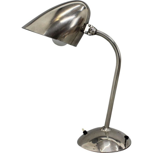 Vintage functionalist table lamp by Ias, Czechoslovakia 1930