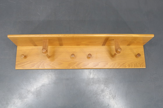 Image 1 of Raro appendiabiti da parete in legno di frassino Aksel Kjersgaard degli anni '70, Danimarca