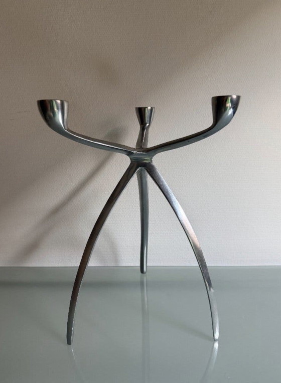 Portacandele Retro Space Age – De Bijenkorf, Metal, Aluminium (photo 6 of 6)