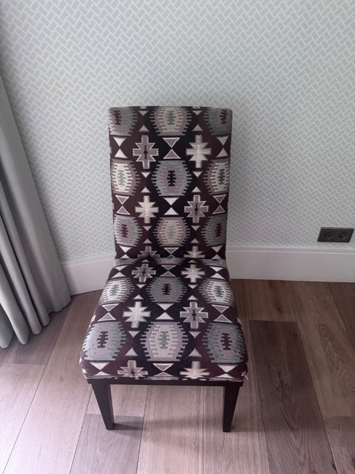 10 x Giorgetti stoelen – eetkamerstoelen, Textile, Wood (photo 2 of 5)