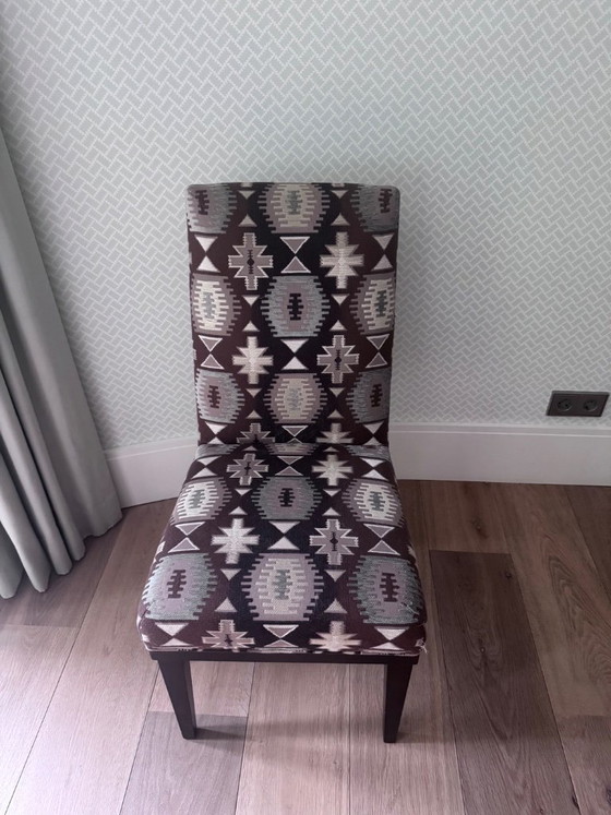 10 x Giorgetti stoelen – Eetkamerstoelen, Textile, Wood (photo 2 of 5)