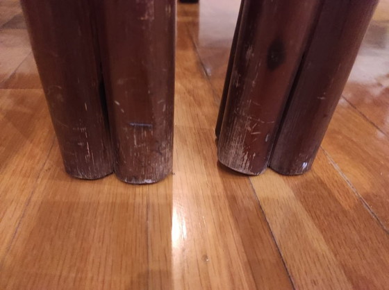 Image 1 of Chaises Safari en cuir Tito Agnoli pour Bonacina, Italie 1960