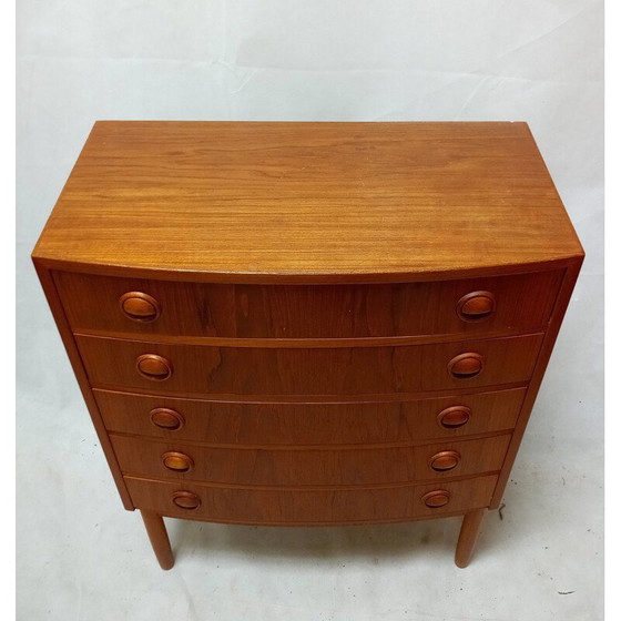 Image 1 of Vintage teak chest of drawers by Kai Kristiansen for Feldballes Mobelfabrik, 1960.