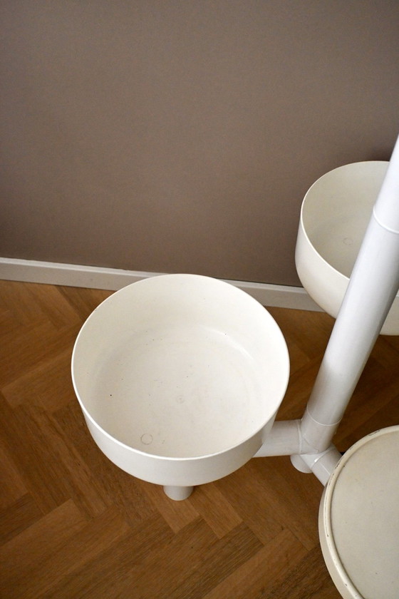 Image 1 of Floor lamp Ypma BV ‘Chantal’ with plant holders, space age 70s