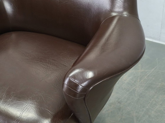 Image 1 of Sillón giratorio italiano Mobiltecnica Torino, década de 1960.
