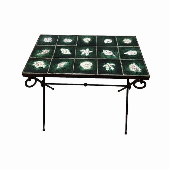 Image 1 of Einzigartiger Beistelltisch von Paul Pouchol und Jacques Adnet