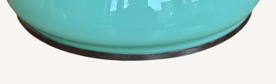 Image 1 of Abat-jour opalin vert menthe