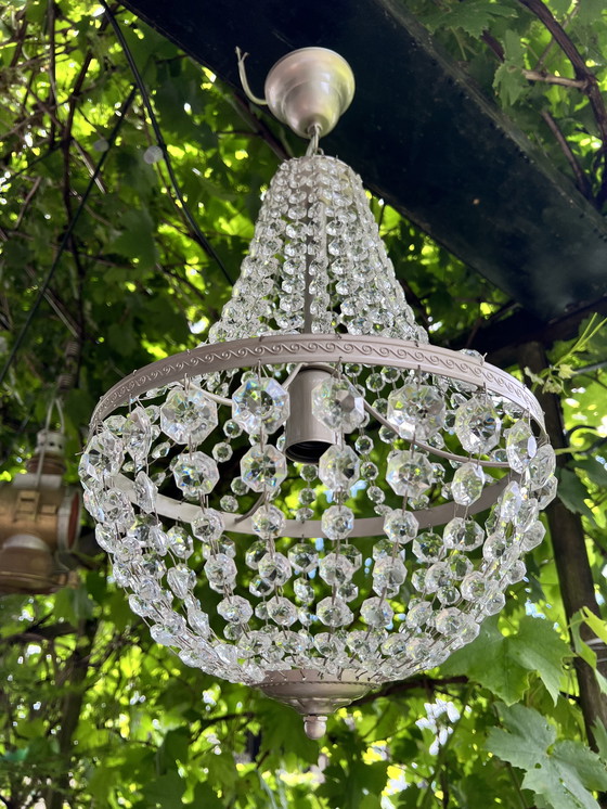 Image 1 of Lustre en cristal vintage