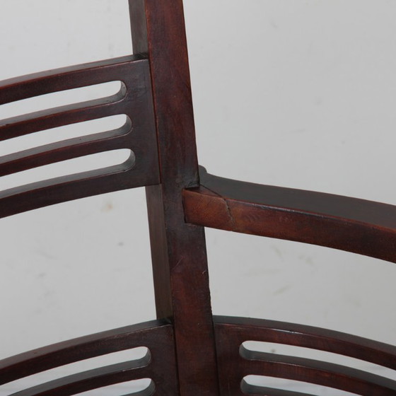 Image 1 of Engelse fauteuil van J.S. Henry, Arts and Crafts-stijl, eind 19e eeuw.