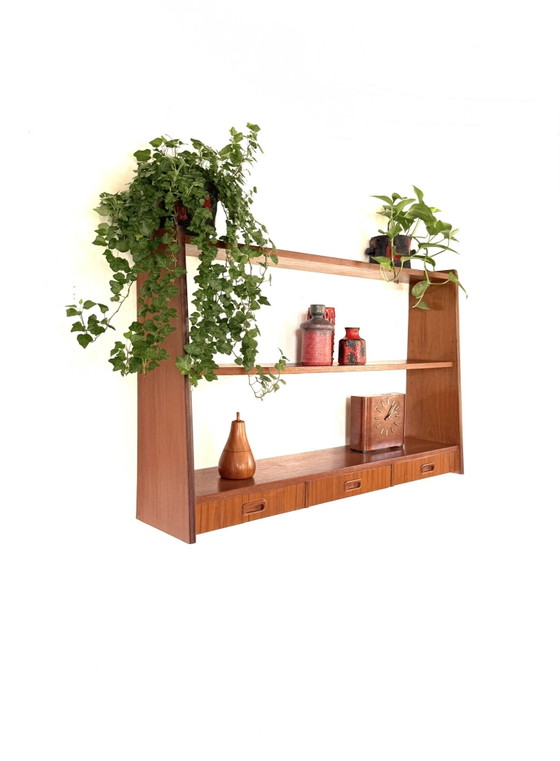 Vintage Deense Teakhouten Wandkast ‘60 – Wood (photo 3 of 10)