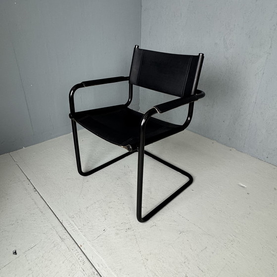 Image 1 of Bauhaus Cesca stoel - zwart leer