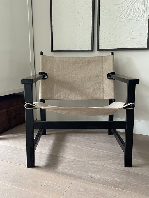 Chaise safari des années 70 de Van Hyllinge Furniture