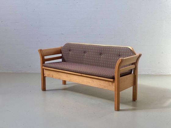 Banc en bois d'aulne, design vintage danois, fabrication artisanale, années 1980 – Wood (photo 6 of 14)