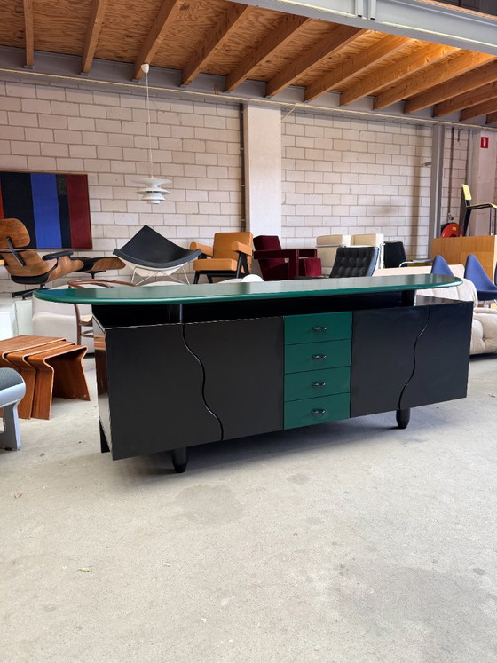 Vintage postmodern sideboard in the style of Peter Maly – Wood (photo 15 of 15)